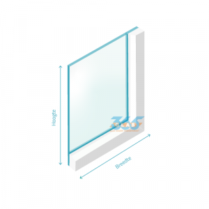 Enkel glas (float) Blank 3mm