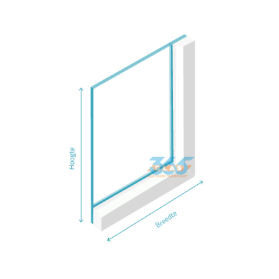 Enkel glas (float) Extra helder 6mm